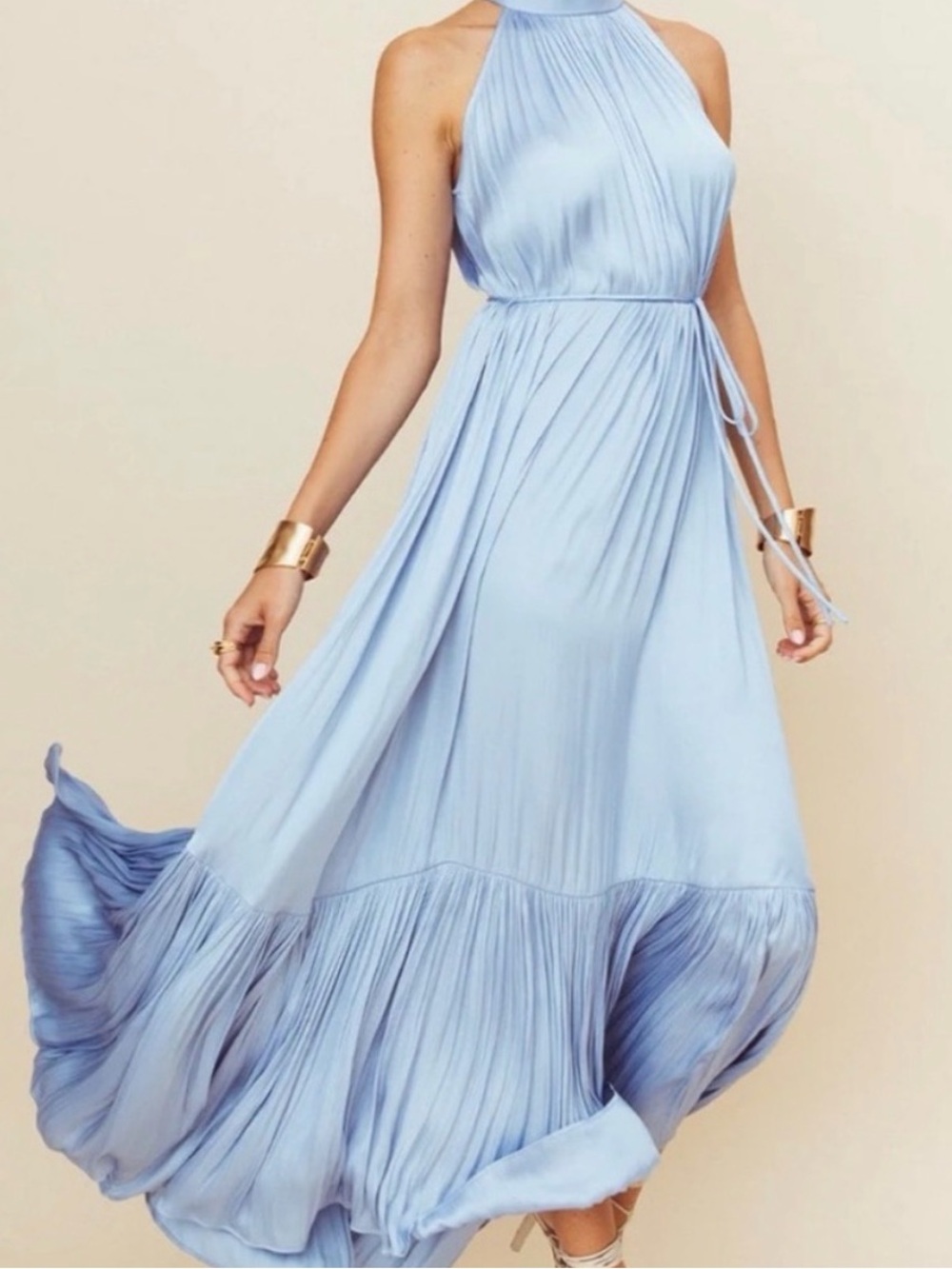 O.P.T.‎ Anika Maxi Dress Blue Size Extra Large